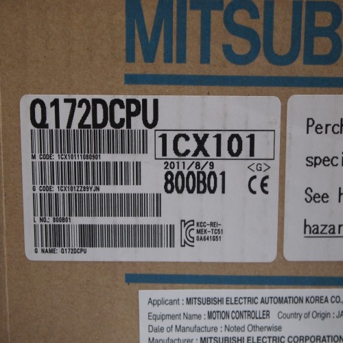 [신품] Q172DCPU 유니버셜 Q MOTION CPU