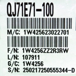 [신품] QJ71E71-100 미쯔비시 이더넷