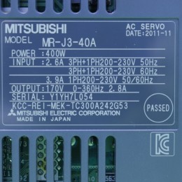 [중고] MR-J3-40A 미쯔비시 AC서보드라이브