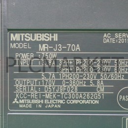 [중고] MR-J3-70A 미쯔비시 AC서보드라이브