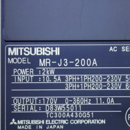[중고] MR-J3-200A 미쯔비시 AC서보드라이브