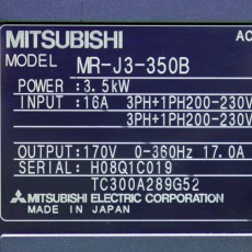 [중고] MR-J3-350B 미쯔비시 AC서보드라이브
