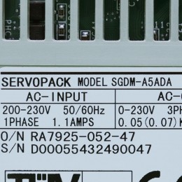 [중고] SGDM-A5ADA 야스까와 서보 드라이버