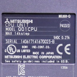 [중고] Q01CPU 미쯔비시 베이식모델 씨피유 PLC