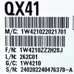 [신품] QX41 입력모듈 DC(플러스코먼) 미쯔비시 피엘씨