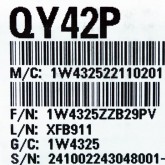 [신품] QY42P 출력모듈 트랜지스터(싱크) 미쯔비시PLC