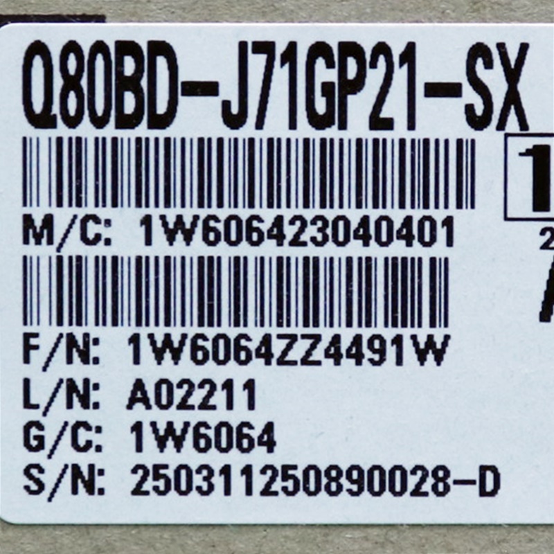 [신품] Q80BD-J71GP21-SX 미쯔비씨 PCI DATA LINK