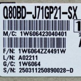 [신품] Q80BD-J71GP21-SX 미쯔비씨 PCI DATA LINK