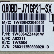 [신품] Q80BD-J71GP21-SX 미쯔비씨 PCI DATA LINK