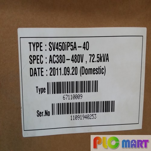 [신품] SV450IP5A-4O LS 60마력 인버터 45KW 삼상400V