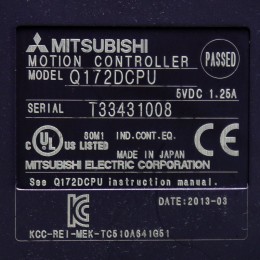 [중고] Q172DCPU 미쯔비시 모션컨트롤러 씨피유 PLC