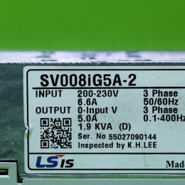 [중고] SV008iG5A-2 LS 1마력 인버터