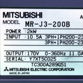 [중고] MR-J3-200B 미쯔비시 서보드라이버 (10년식 이하)
