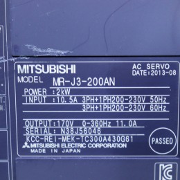 [중고] MR-J3-200AN 미쯔비시 서보드라이버