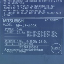 [중고] MR-J3-500B 미쯔비시 AC서보드라이브