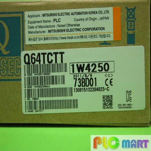 [신품] Q64TCTT 미쓰비시 피엘씨 아날로그온도조절 4채널 열전대입력 트랜지스터출력