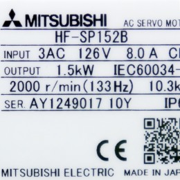 [미사용] HF-SP152B 미쯔비씨 1.5KW 서보모터