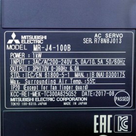중고] MR-J4-100B 미쯔비시 서보드라이버 > MITSUBISHI J4 | ::: PLC