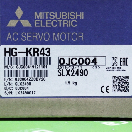[신품] HG-KR43 미쯔비시 서보모터