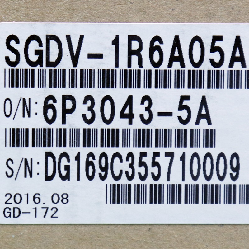 [신품] SGDV-1R6A05A 야스까와 서보드라이브 200W