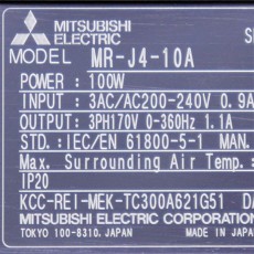 [중고] MR-J4-10A 미쯔비시 서보드라이버