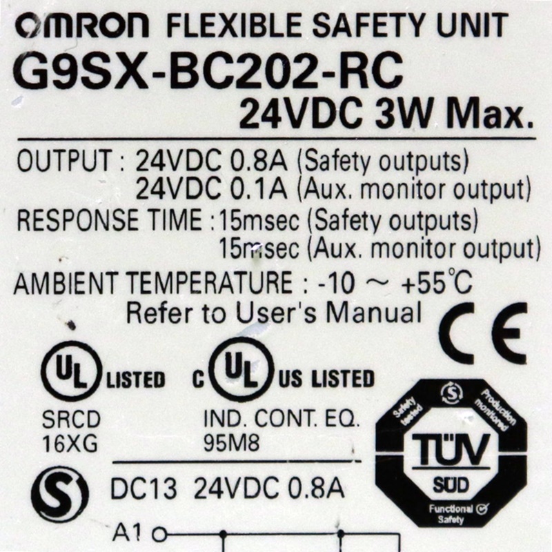 [중고] G9SX-BC202-RC  옴론 FLEXIBLE SAFETY UNIT