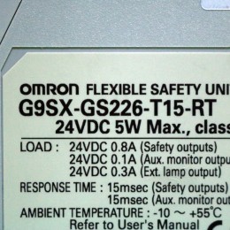 [중고] G9SX-GS226-T15-RT 옴론 FLEXIBLE SAFETY UNIT