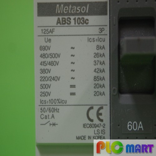 [신품] ABS103C 60A LS MCCB 차단기
