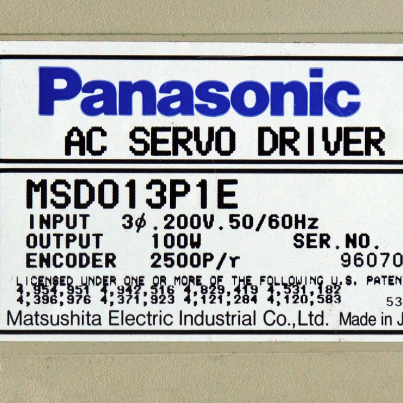 [중고] MSD013P1E 파나소닉 서보드라이버