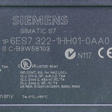 [중고] 6ES7 322-1HH01-0AA0 지멘스 피엘씨