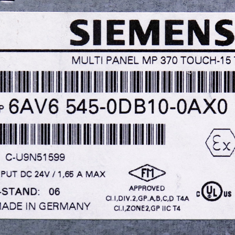 [중고] 6AV6 545-0DB10-0AX0 지멘스 터치스크린