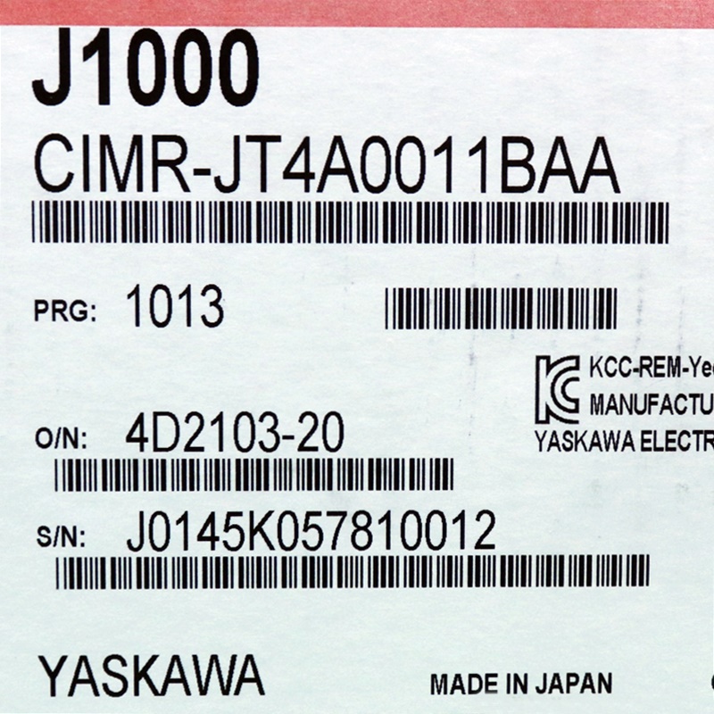 [신품] CIMR-JT4A0011BAA 야스까와 5마력 인버터