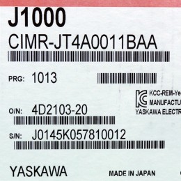 [신품] CIMR-JT4A0011BAA 야스까와 5마력 인버터