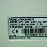 [중고] VFD004M23A 델타 0.4KW 1/2마력 인버터