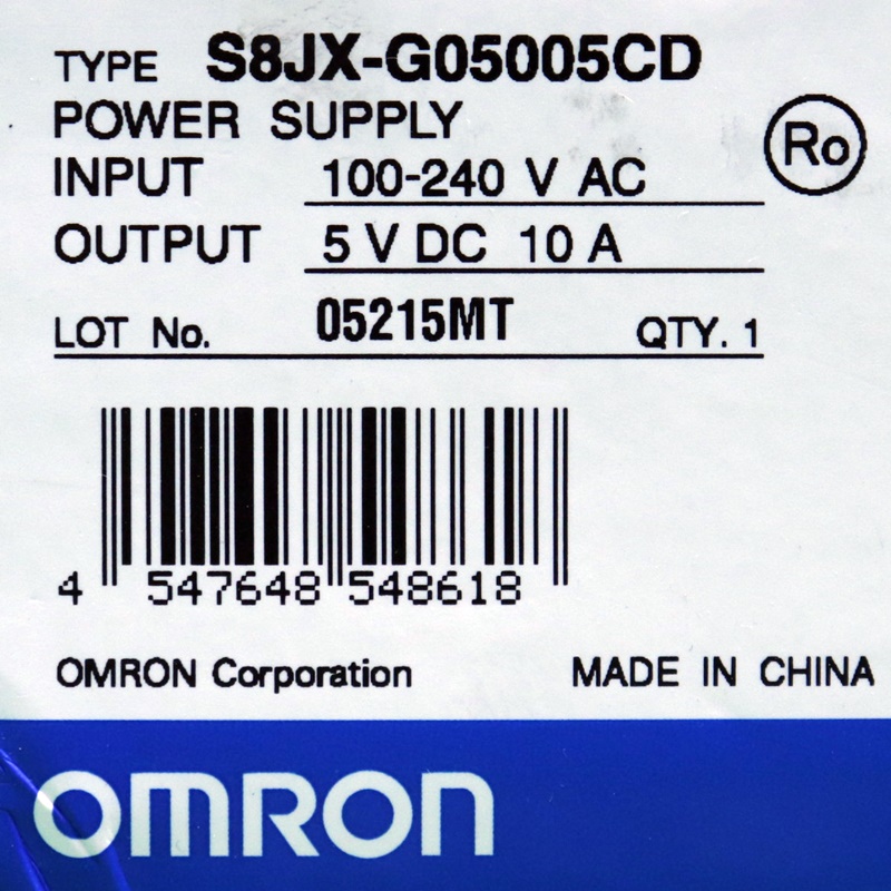 [신품] S8JX-G05005CD OMRON 파워셔플라이