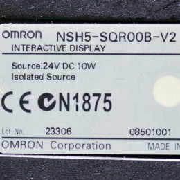 [중고] NSH5-SQR00B-V2 OMRON 핸드터치 스크린