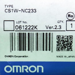 [신품] CS1W-NC233 OMRON 피엘씨