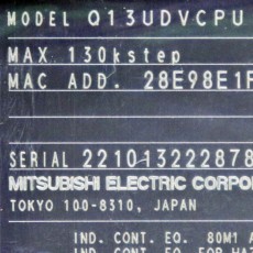 [미사용] Q13UDVCPU 미쯔비씨