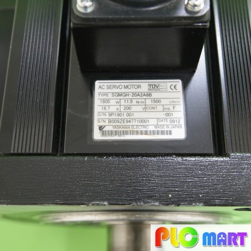 [중고] SGMGH-20A2A6B 야스까와 1.8KW 1500RPM 서보모터