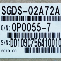 [신품] SGDS-02A72A 야스까와 서보드라이버