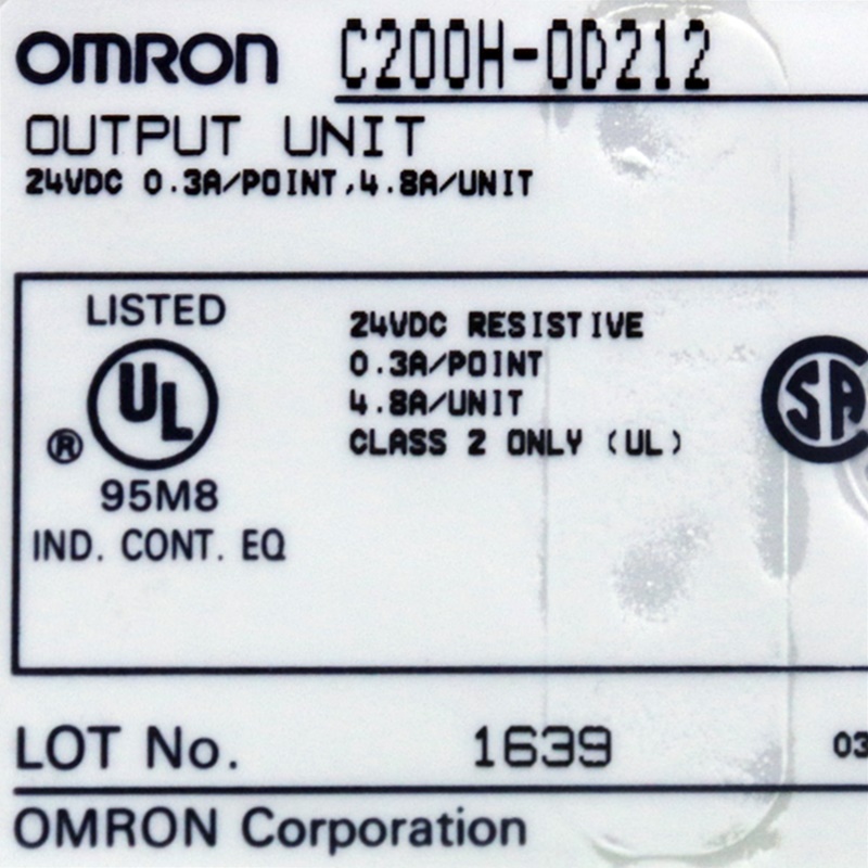 [중고] C200H-OD212 OMRON 피엘씨