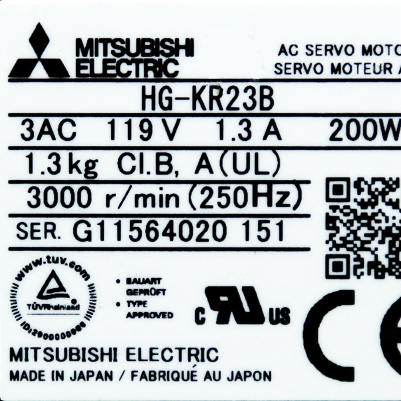 [중고] HG-KR23B 미쯔비시 200W 서보모터