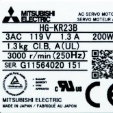 [중고] HG-KR23B 미쯔비시 200W 서보모터