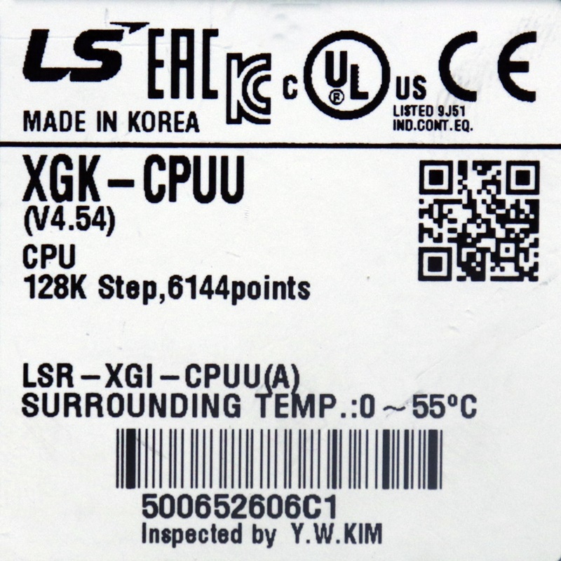 [중고] XGK-CPUU 엘에스 피엘씨