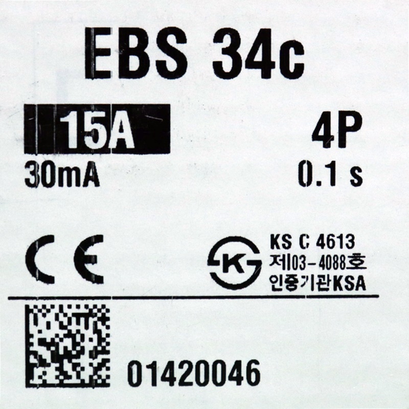 [신품] EBS34C 15A 엘에스 차단기