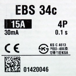 [신품] EBS34C 15A 엘에스 차단기