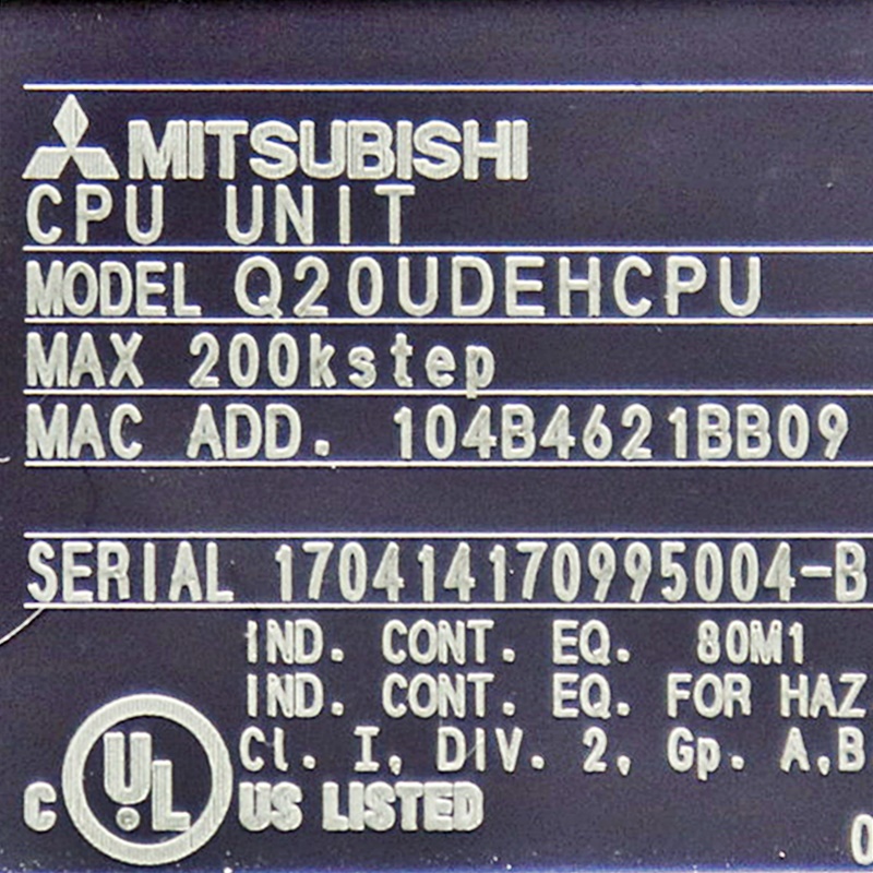 [중고] Q20UDEHCPU  미쯔비시 피엘씨