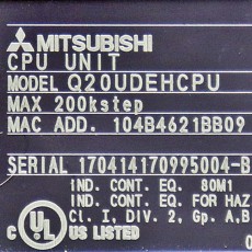 [중고] Q20UDEHCPU  미쯔비시 피엘씨