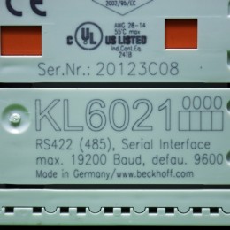 [중고] KL6021 BECKHOFF PLC