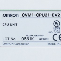 [중고] CVM1-CPU21-EV2 OMRON 피엘씨